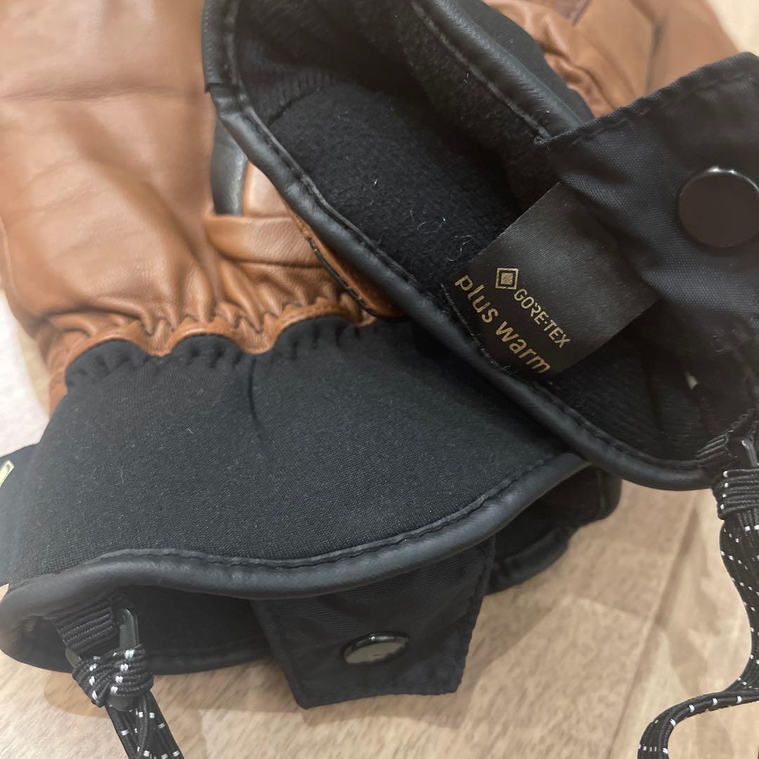 【おまけ付き】BURTONバートンGoretexゴアテックスレザーミトングローブ