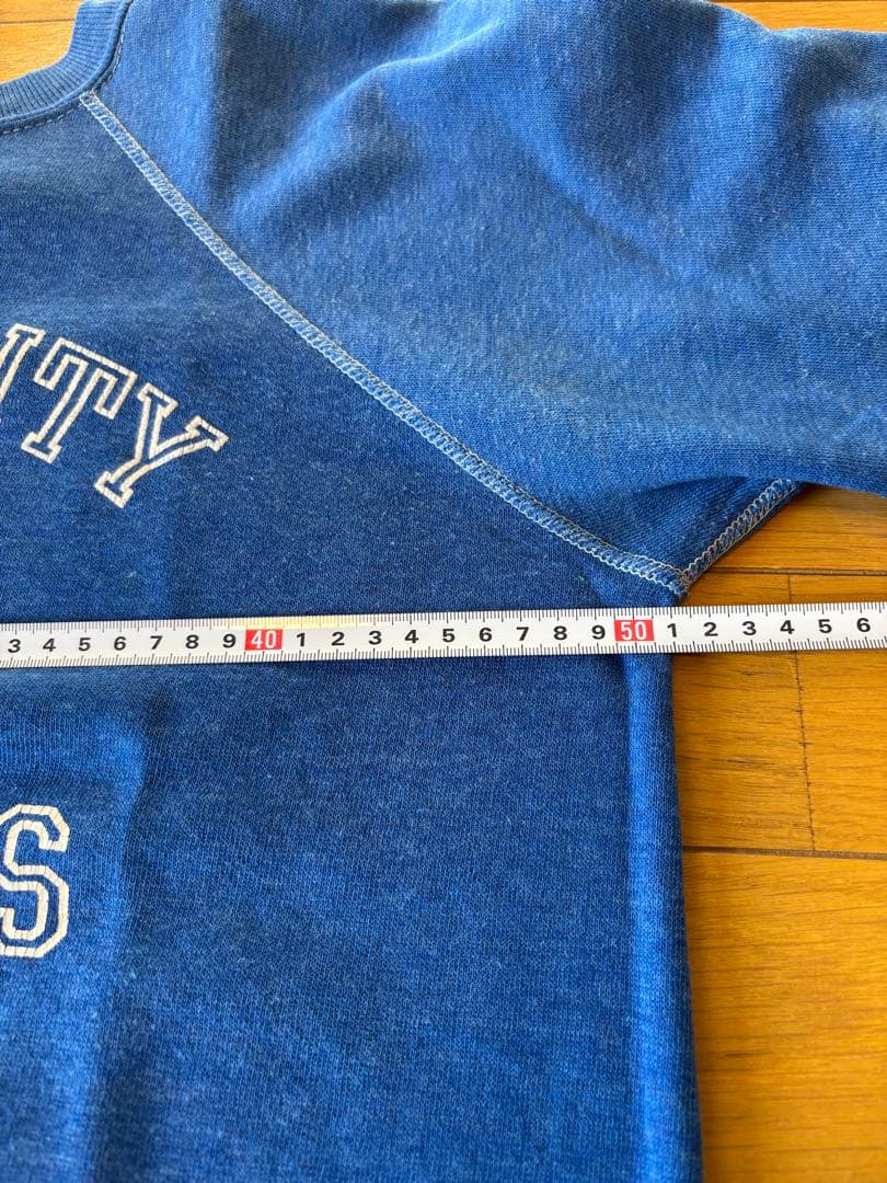 70s ヴィンテージスウェット カラーフロッキー カンザス大学 ビンスエ