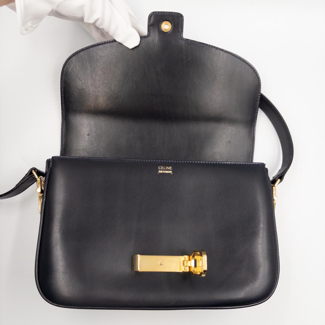 セリーヌ CELINE ショルダーバッグ トリオンフ金具 袋・鏡付き