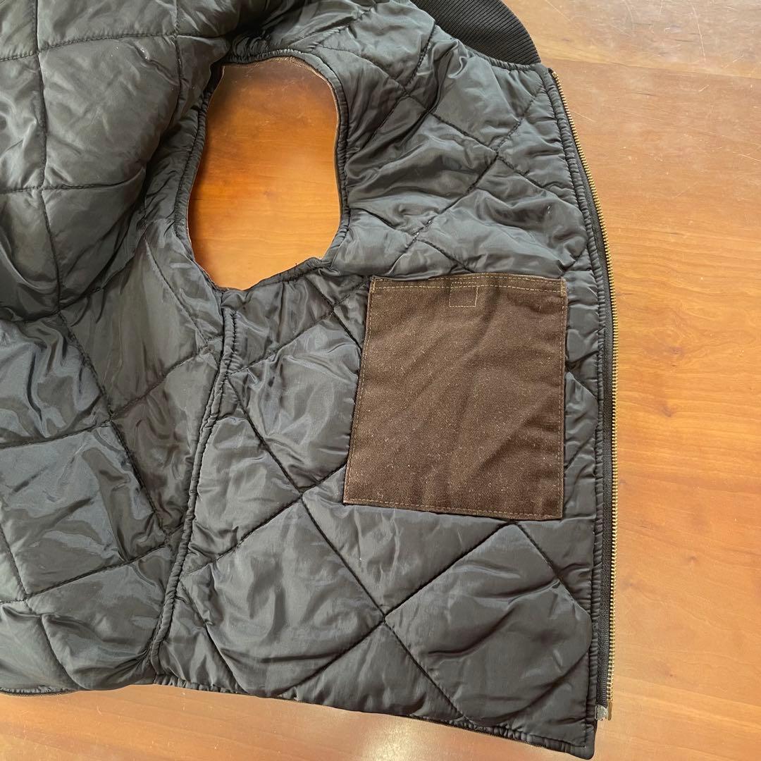 carhartt vtg ダックベスト V02 DKB L★USA★フェード