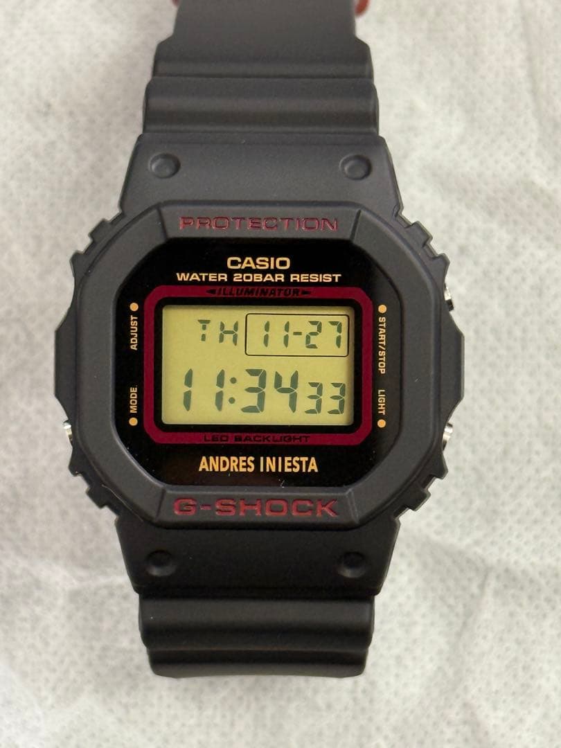新品 限定 G-SHOCK DW-5600AI-1JR イニエスタ オリジン