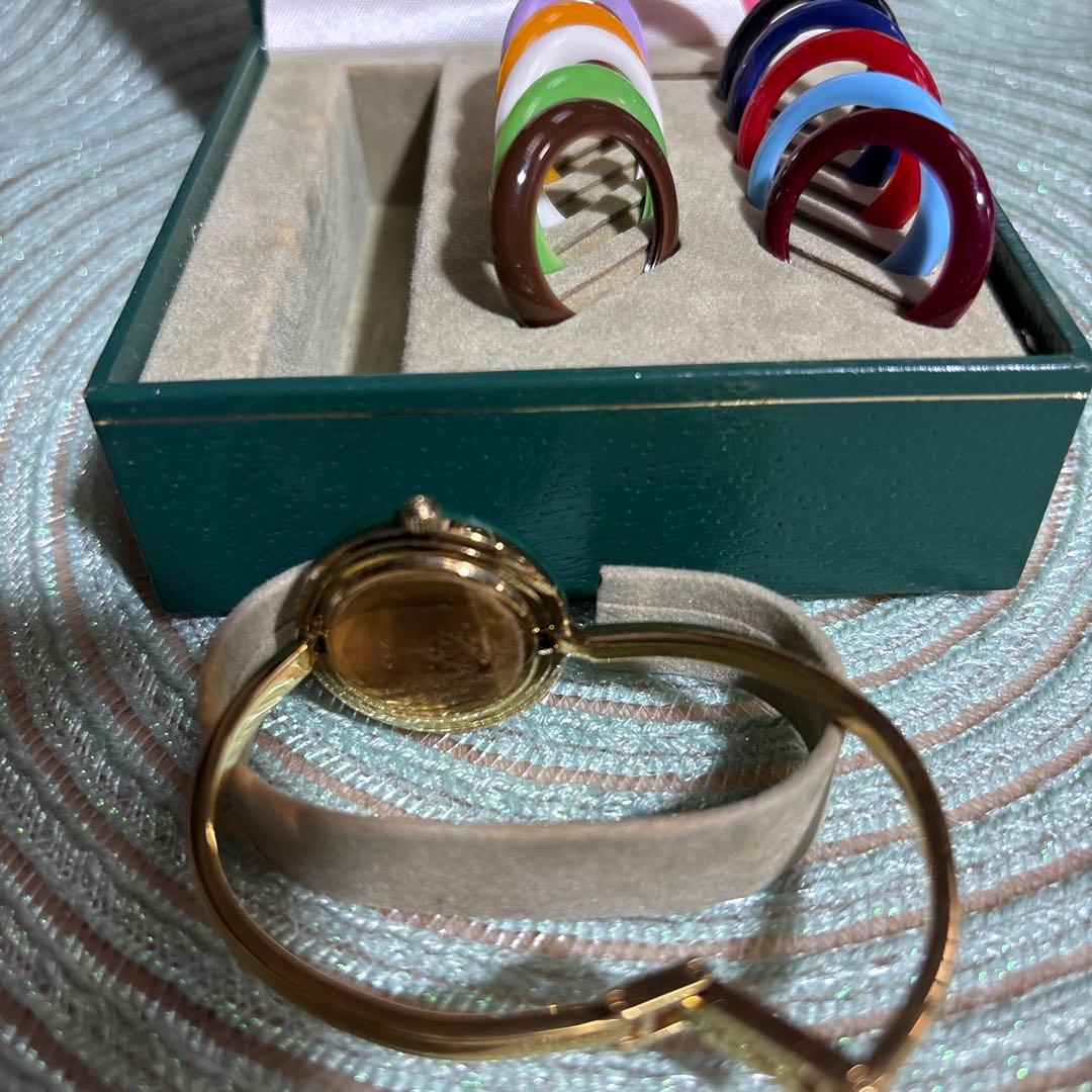 エ*ナ様 【美品　稼動品】グッチGUCCI 11/12.2チェンジベゼルGF ク