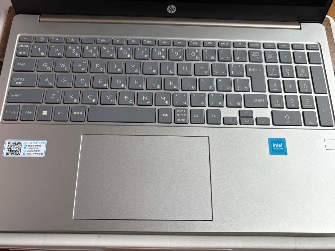 HP 15.6型 ノートパソコン 4GB 128GB SSD