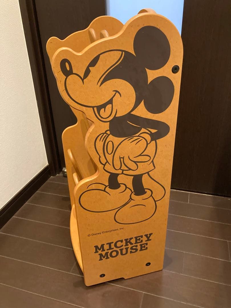ディズニー　ミッキーマウス　スリッパラック レトロ