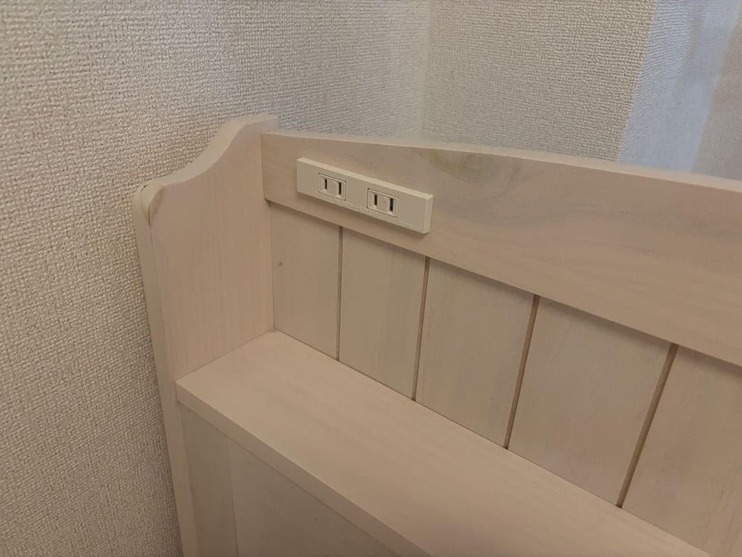 ニトリ 宮付き組み立てすのこベッド 2口コンセント 10月26日までの限定出品