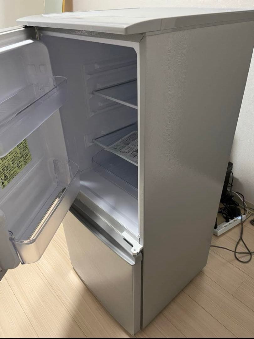 SHARP 2020年製　SJ-D14F-S 2ドア　冷蔵庫　左開き　右開き