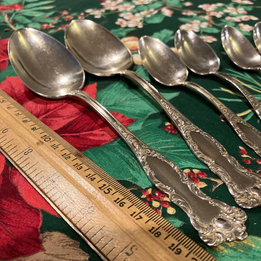 銀メッキスプーンセット 8本-おまけ付き