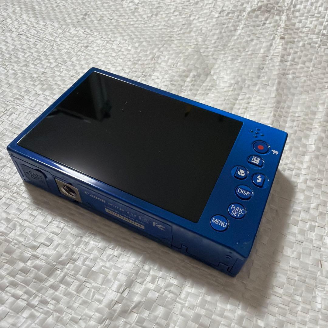 Canon IXY3 青色 デジタルカメラ 充電器付き microSD8G付き