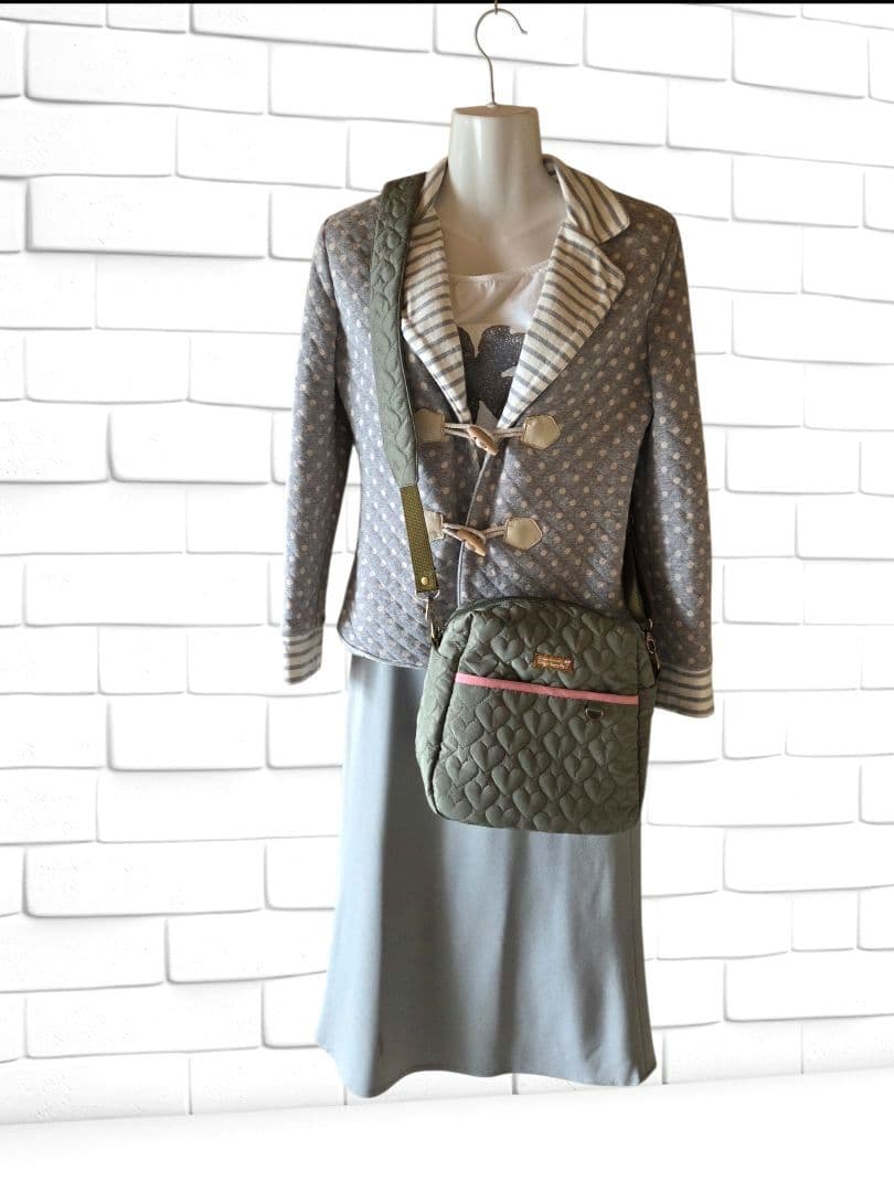 ゆうママ様①　ショルダーバッグ　ハートキルト　ハンドメイド