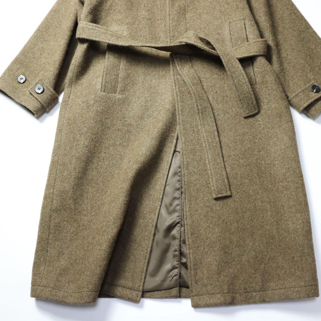 tageechita タジチタ　オーバーサイズウールラグランコート　ロングコート