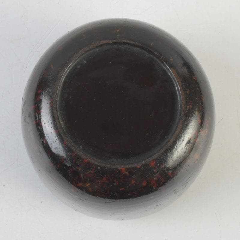 茶道具　時代根來　棗　時代箱　V　9898