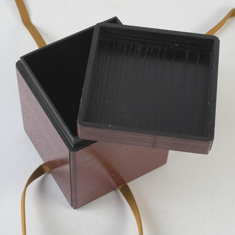 茶道具　時代根來　棗　時代箱　V　9898