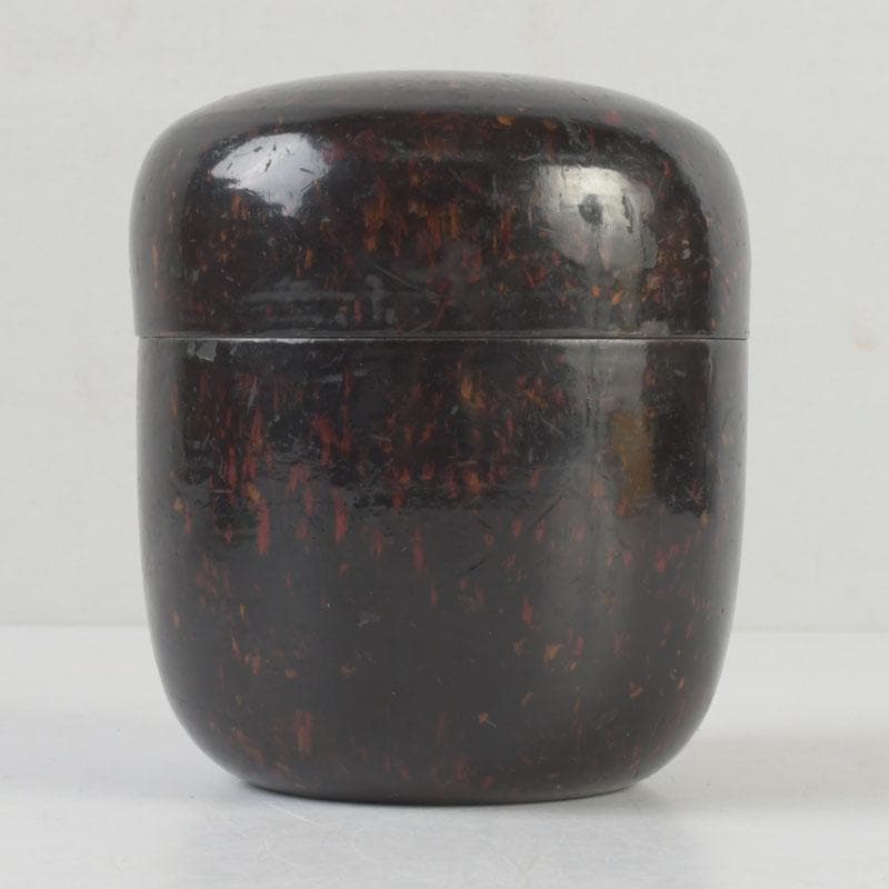 茶道具　時代根來　棗　時代箱　V　9898