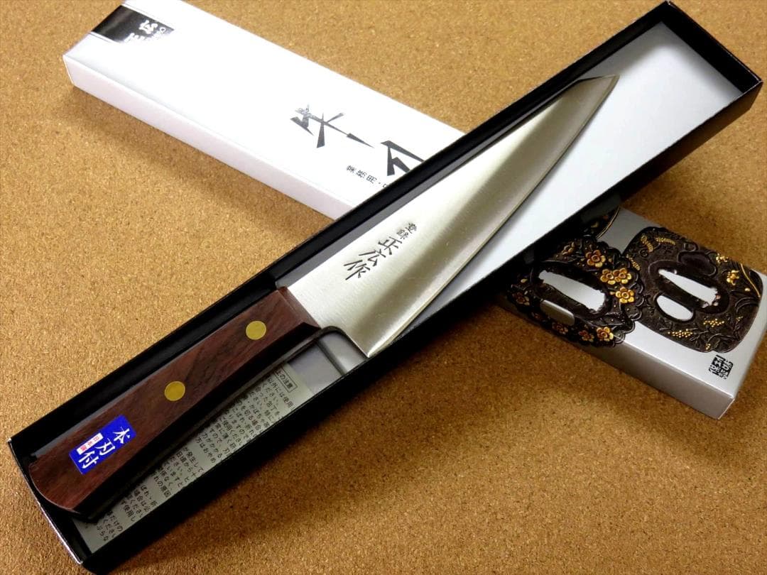 関の刃物 ガラスキ包丁 180mm 正広 ハガネ 骨スキ 関節を切断 片刃 右利