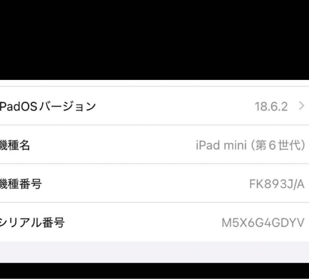 Apple iPad mini 第6世代　64GB セルラー