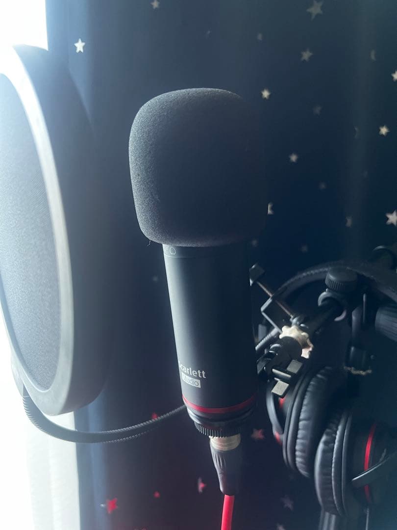 ヘッドフォン・マイク・Focusriteオーディオインターフェースセット