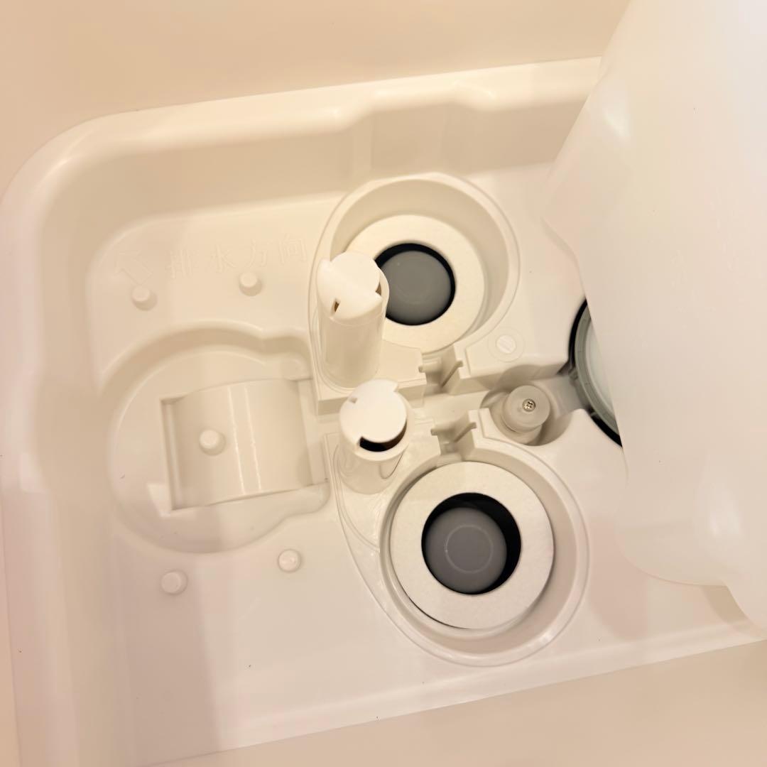 【未使用】大容量スチームファン式加湿器 YHN-1200B(W)