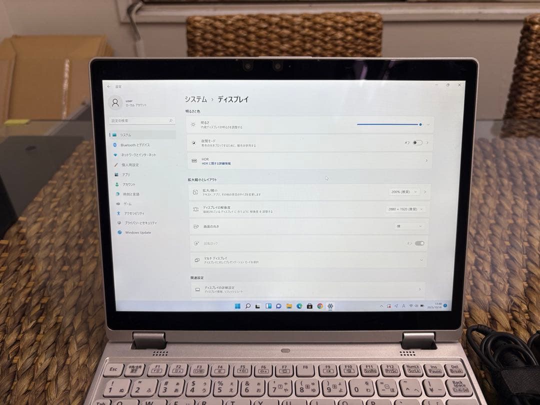 【LTE】Let’sNote QV1 i5-11 16GB/256GB 2in1