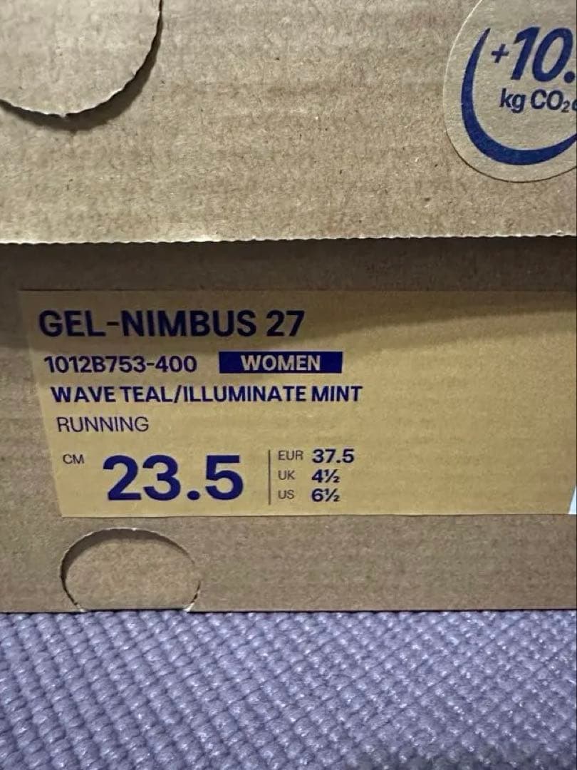 美品ASICS GEL-NIMBUS 27 23.5 ゲルニンバス27