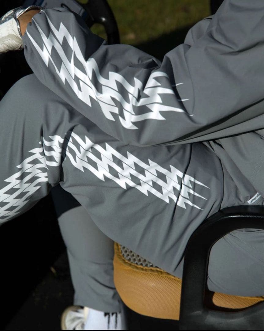 【セットアップ】Cph/Golf THUNDER STRIPES グレー M