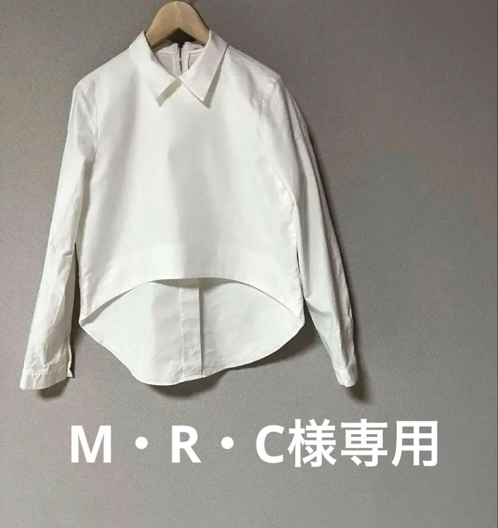 新品・未使用 CLANE クラネ　バックジッパーレイヤードシャツ　M