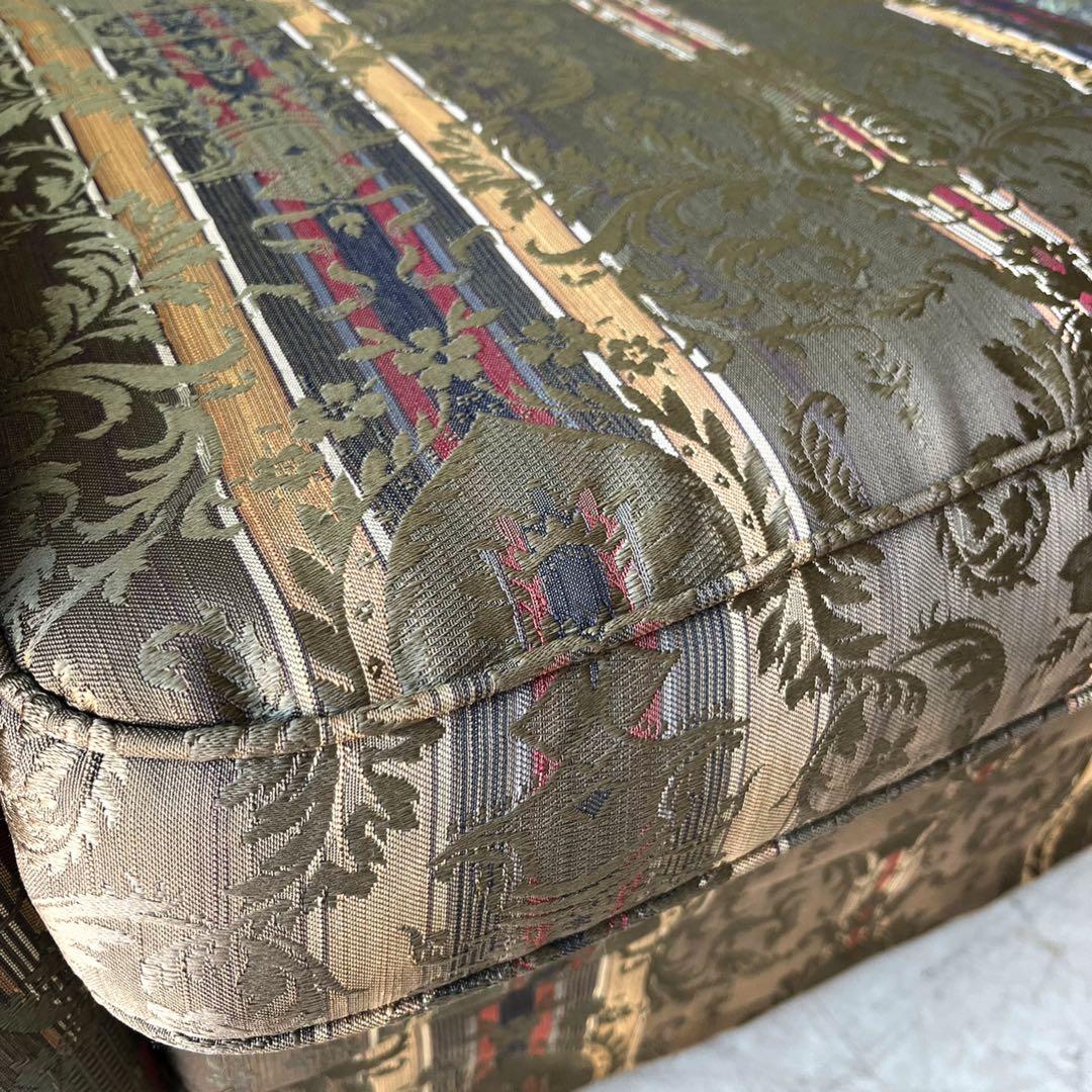 取付無料！マルニ地中海ロイヤル ロベール 高級グリーンファブリック3Pソファ✨