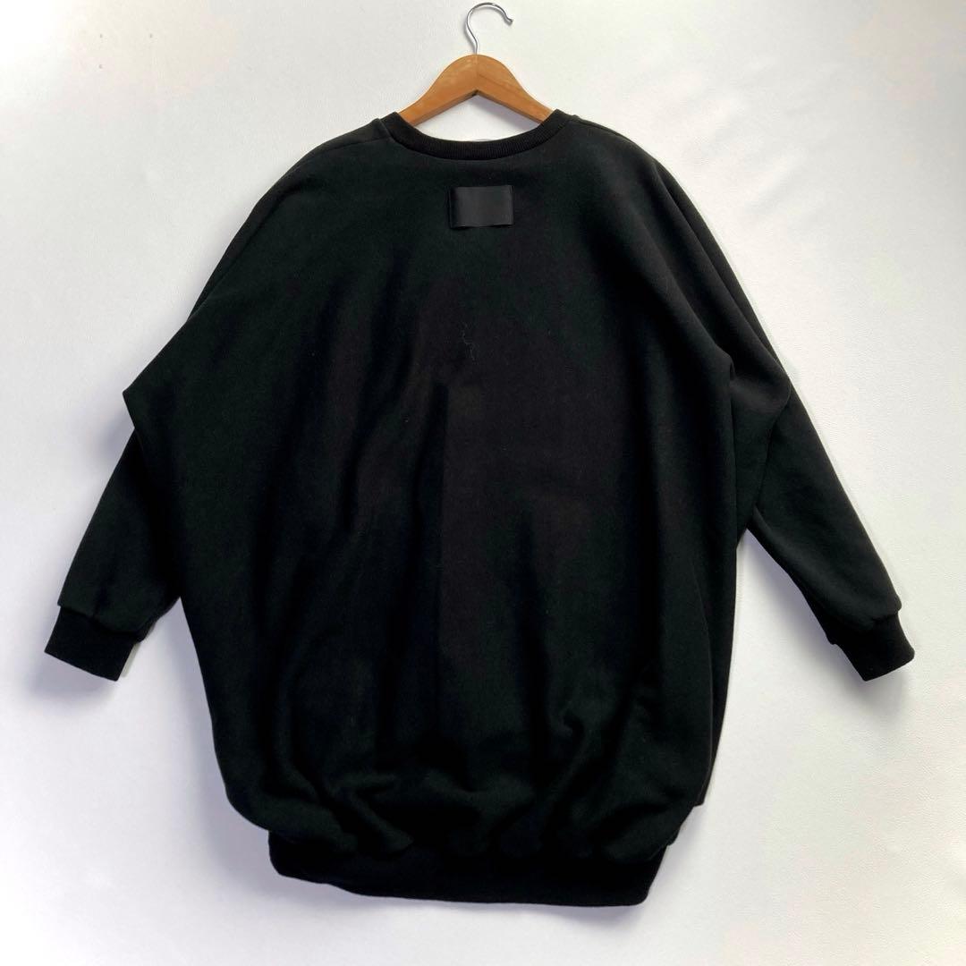 COGTHEBIGSMOKE コクーンシルエットスウェット 黒 日本製 洗える
