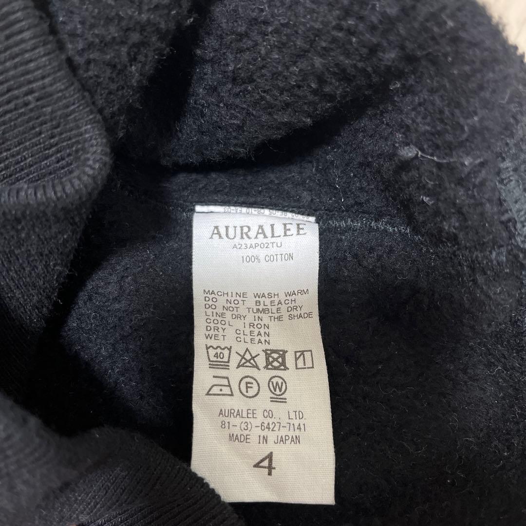 AURALEE SMOOTH SOFT SWEAT PULL OVER サイズ4