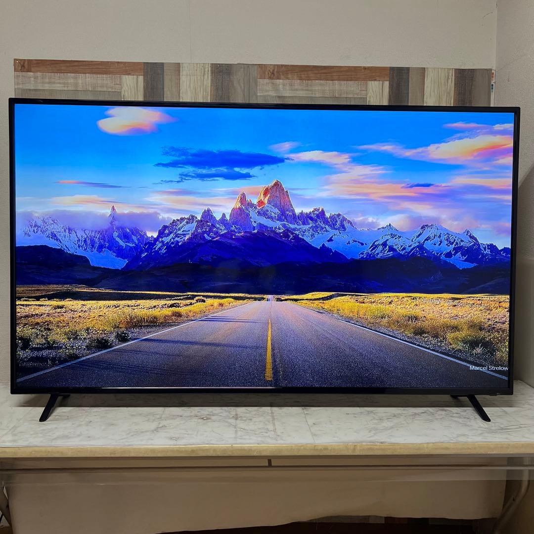 即日受渡❣️全国送料込2年前購入APEX65型4K液晶テレビ外付HDD録画対応