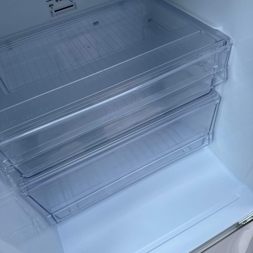 送料込 SHARP プラズマクラスター冷蔵庫 271L ロゼベージュ　ピンク系