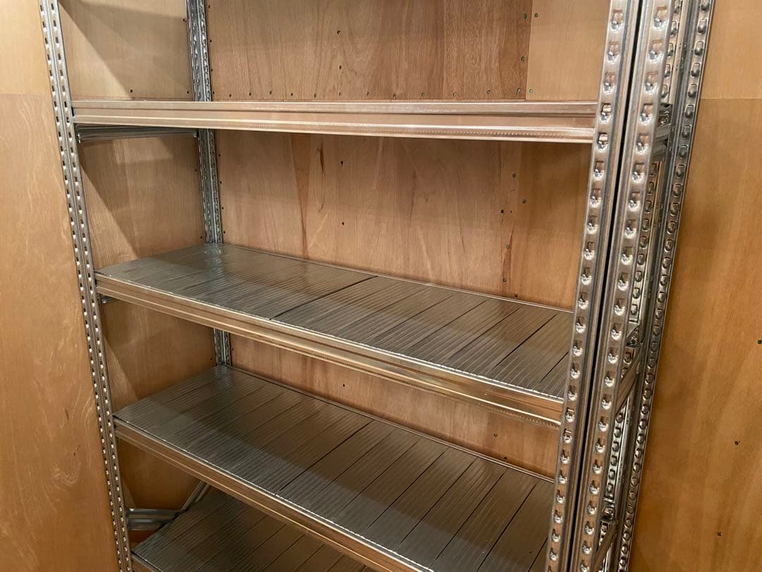 【直接引き渡し限定/東京】メタルシステム スチールシェルフ 幅120cm/6段