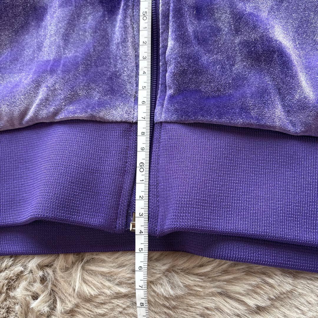 NERDY ノルディ ベロア セットアップ パープル S