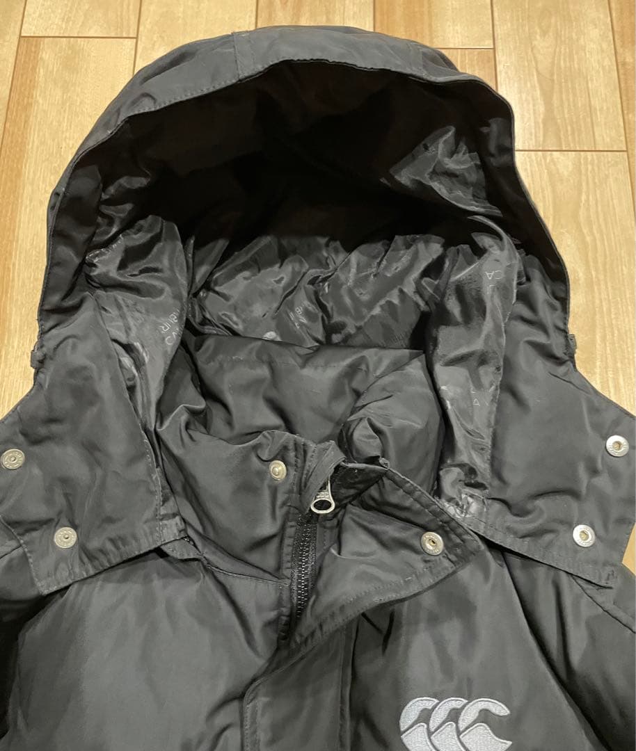 canterbury 黒 ダウンコート ロングダウンジャケット ベンチコート