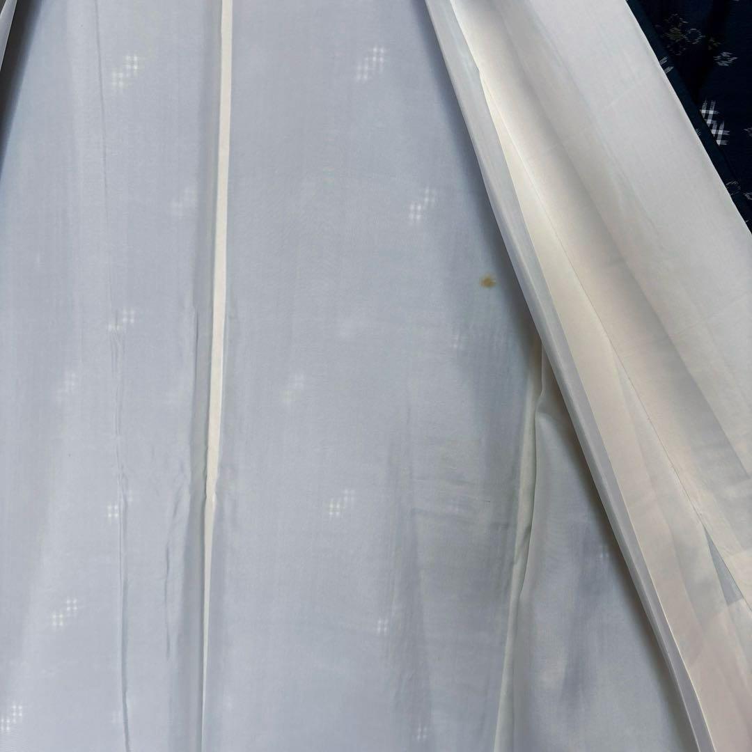 琉球絣　青緑　しつけ付き