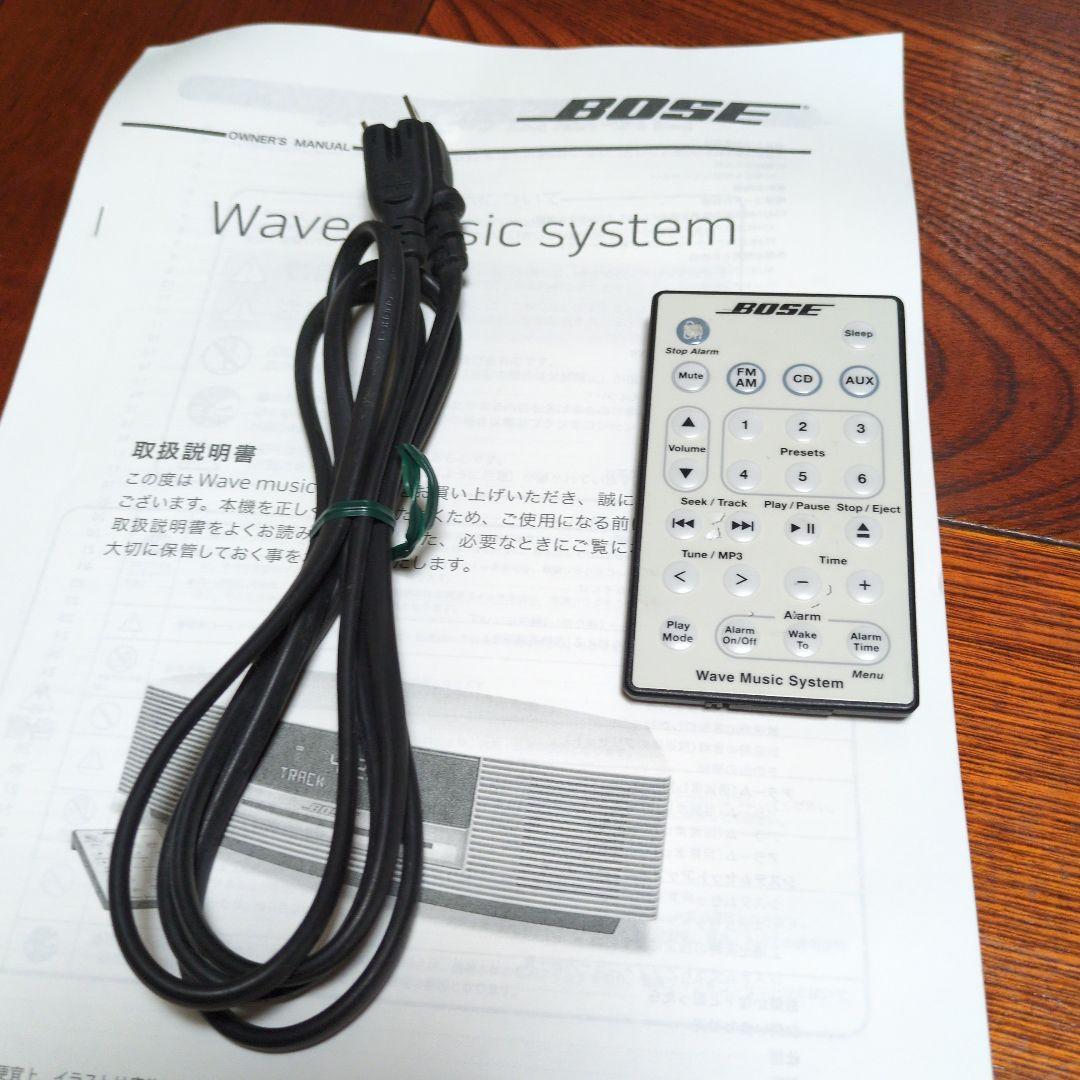 Bose Wave Music System美品完動品純正リモコン電源コード取説