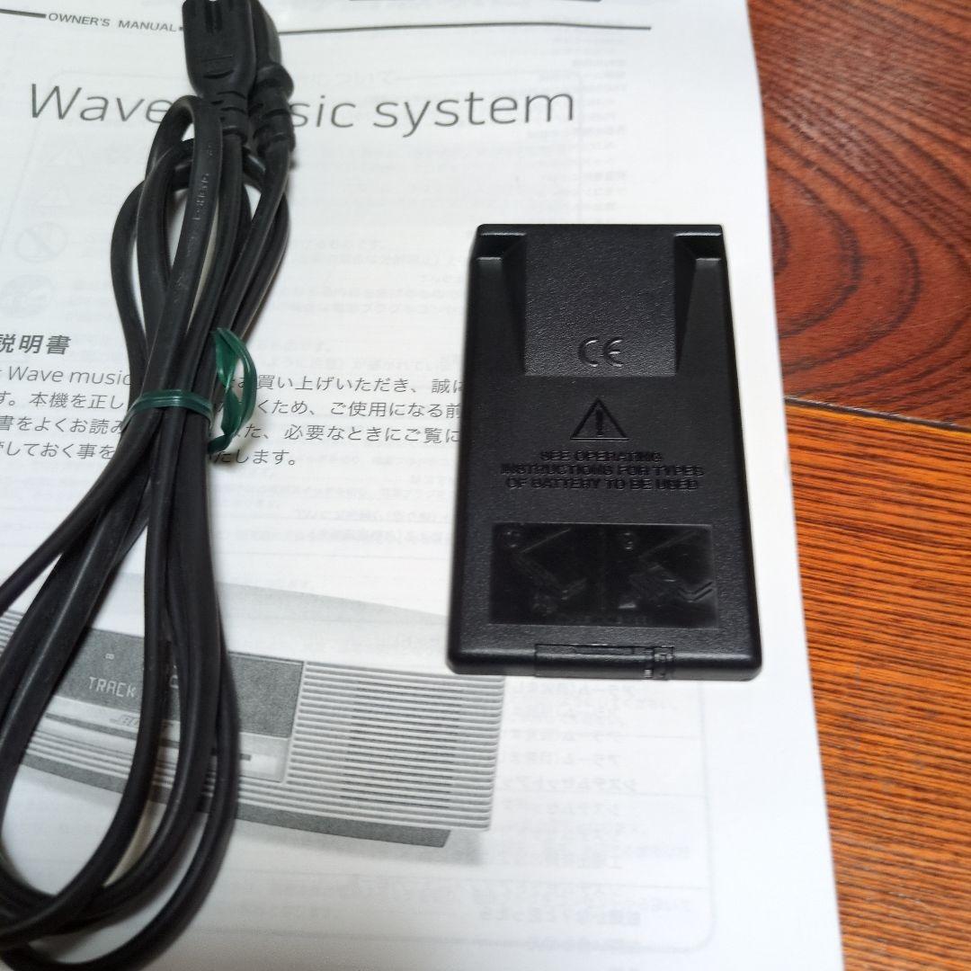 Bose Wave Music System美品完動品純正リモコン電源コード取説