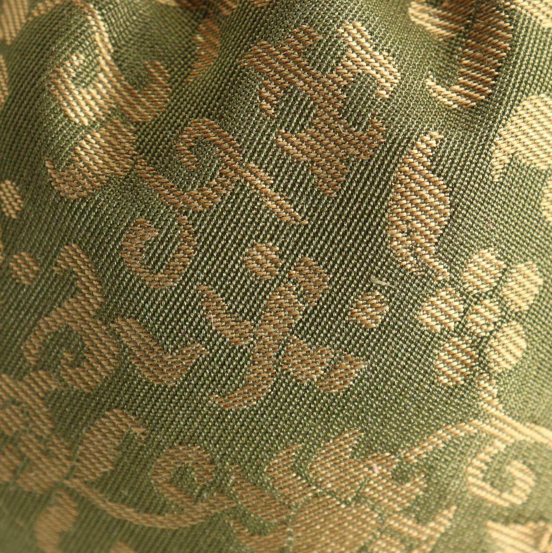 御室窯 柴田孝三作 唐物中興名物 岩城文琳写 茶入 東山緞子仕覆　V906　N9