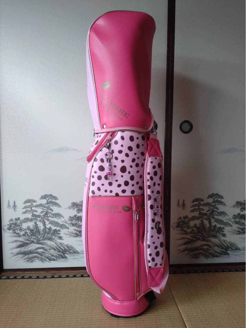 Venere Venus's Kiss ゴルフバッグ ピンク　ゴルフクラブ6本