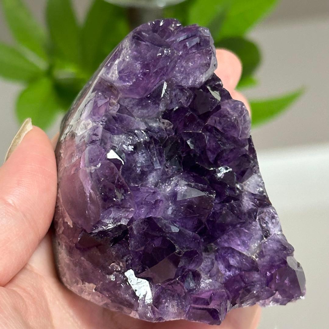 【超高品質】 最高級 濃い ウルグアイ産 大粒 アメジストドーム 原石