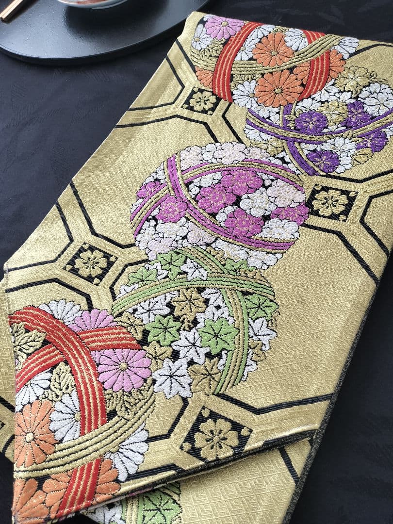 A897★逸品‼️手毬模様‼️ひな祭り‼️テーブルランナー2m16cm