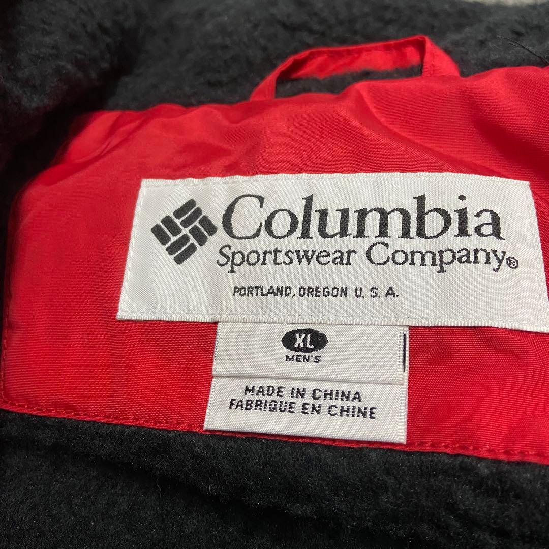 新品・未使用⭐️コロンビア　 ナイロンジャケット　レッド　インナーボア　XL