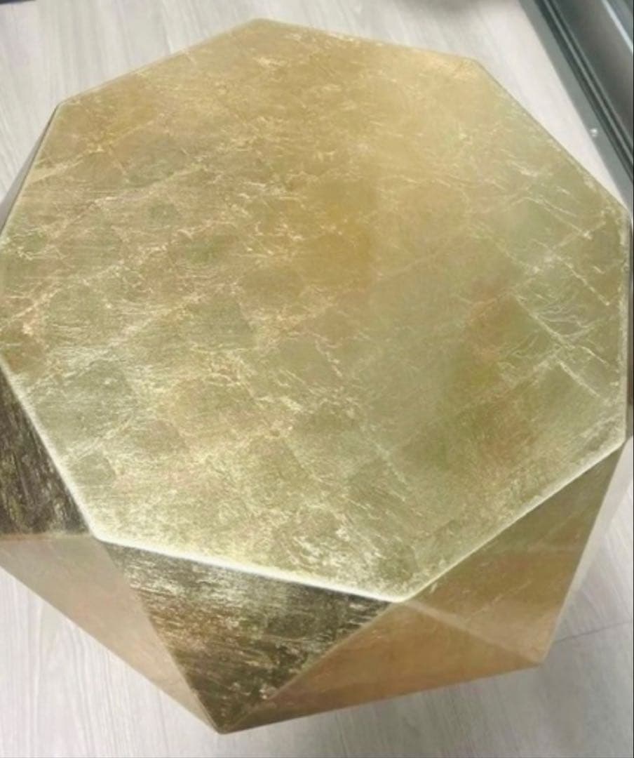 【sako】フランフラン ダイヤモンドゴールドテーブル