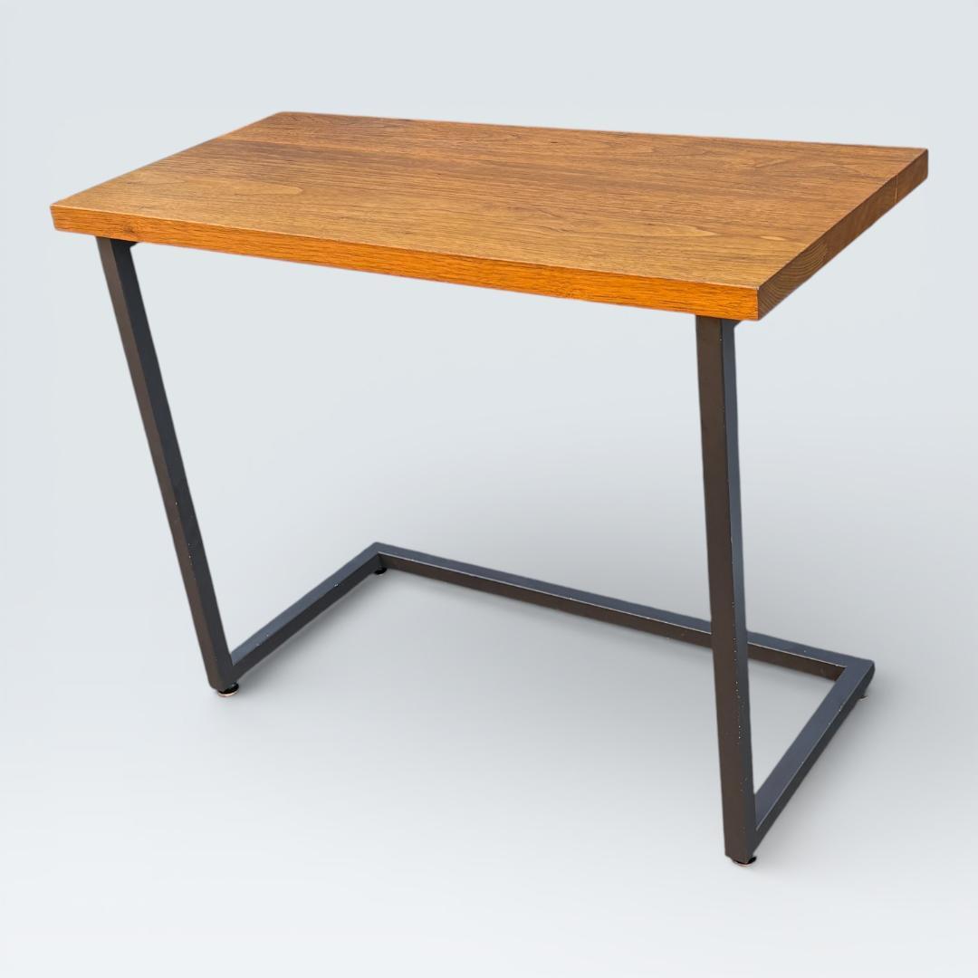 広松木工 FREX サイドテーブル 068 ウォールナット 無垢 アイアン