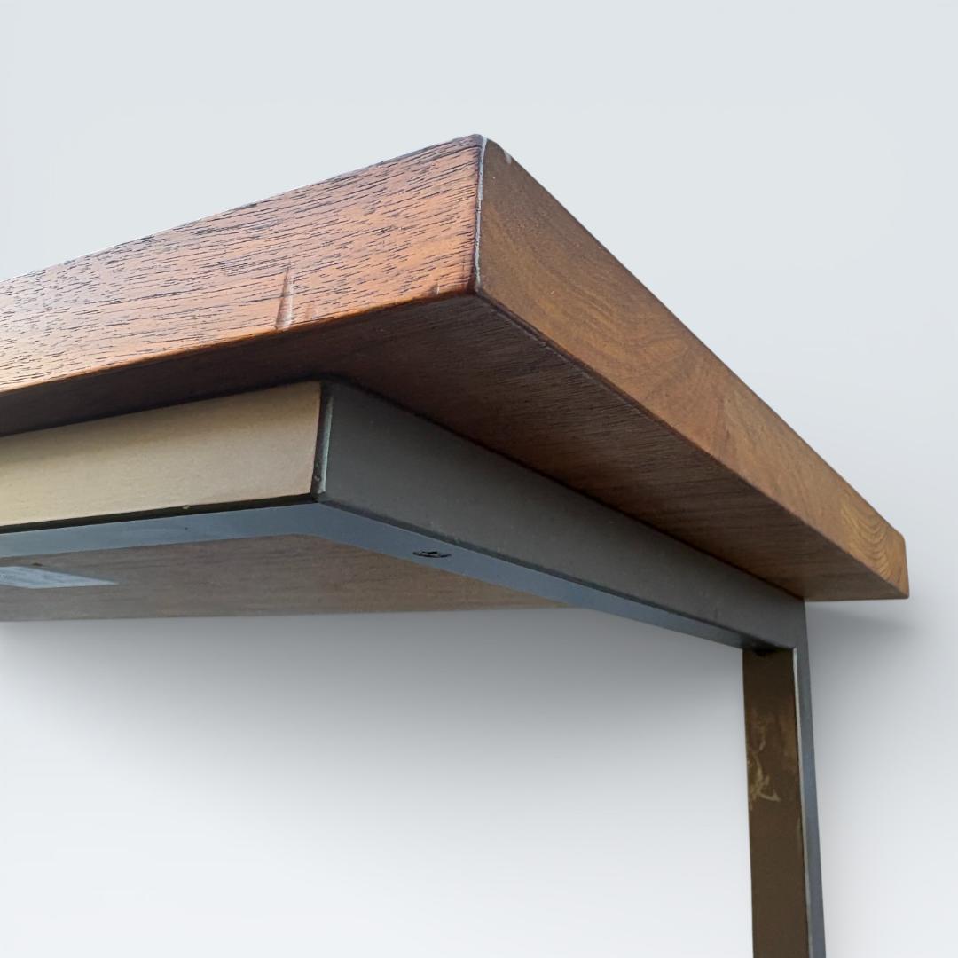 広松木工 FREX サイドテーブル 068 ウォールナット 無垢 アイアン