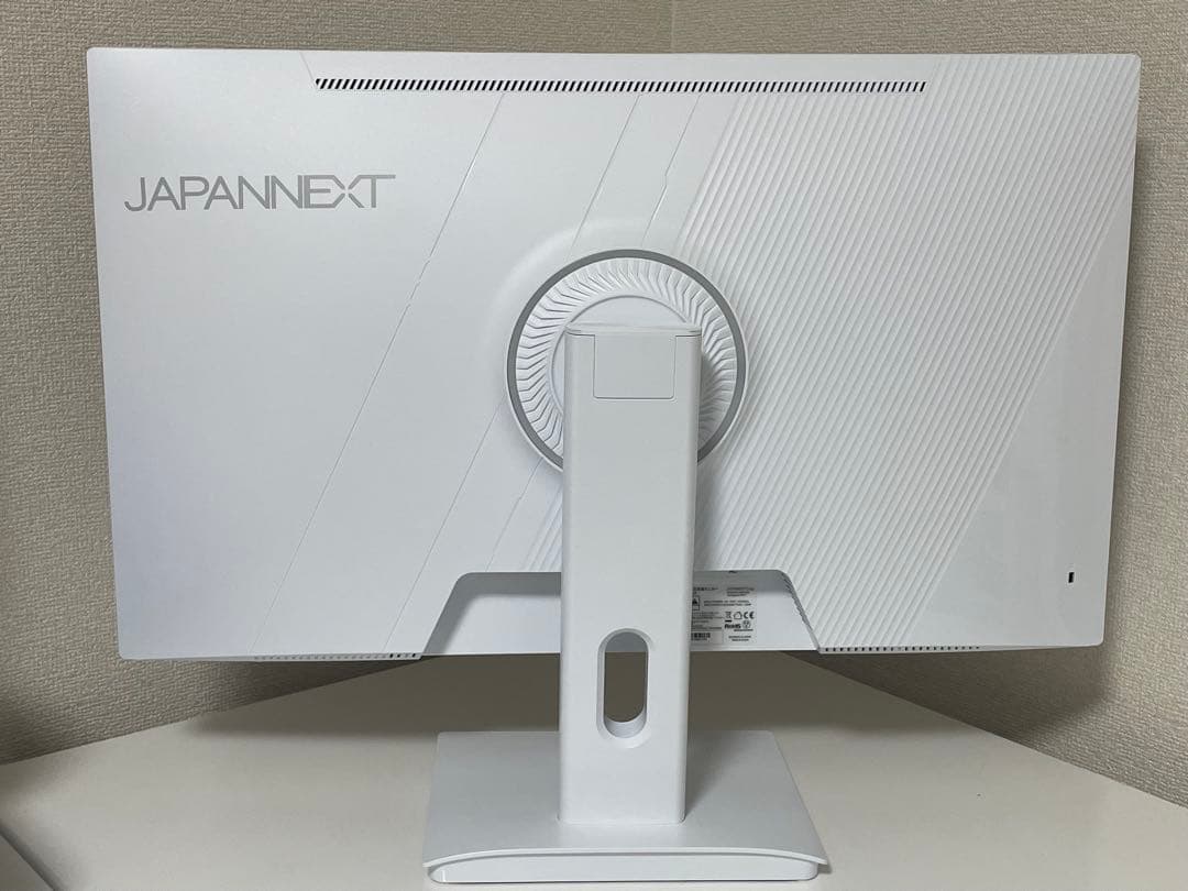 【美品】JAPANNEXT 27インチ白ゲーミグモニター　200hz 0.5ms
