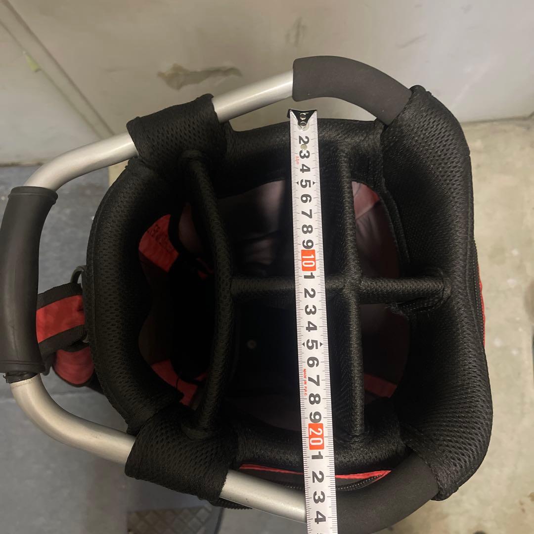 超軽量！New Balance ニューバランス ゴルフ キャディバッグ 赤