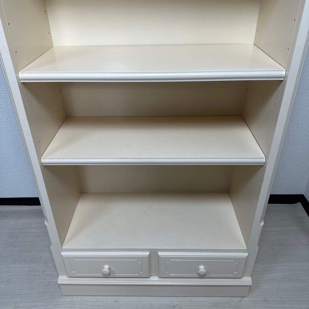 カリモク オープンシェルフ ブックシェルフ 飾り棚 書棚 本棚 姫系 i1※