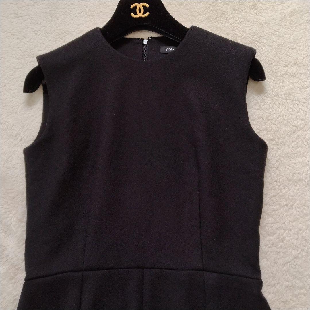 YOKO CHAN　ヨーコチャン　ノースリーブウールワンピース　オケージョン