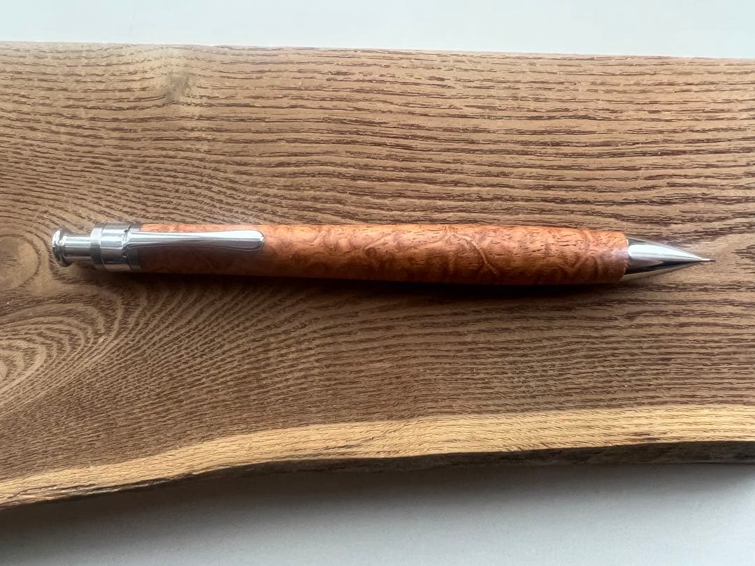 【新品・未使用】工房楔　極上杢　アフゼリア ライ シャープペンシル