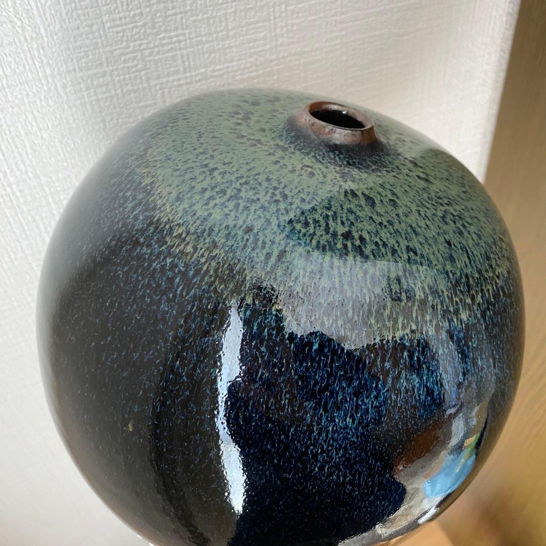 ⚫︎小石原焼　花瓶　工芸品　　　　　　　リS